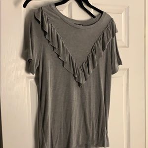 Express ruffle tee